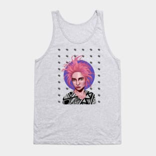 Pink-haired girl Tank Top